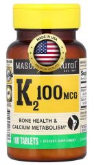 Vitamin K2, 100 μg, 100 tablet