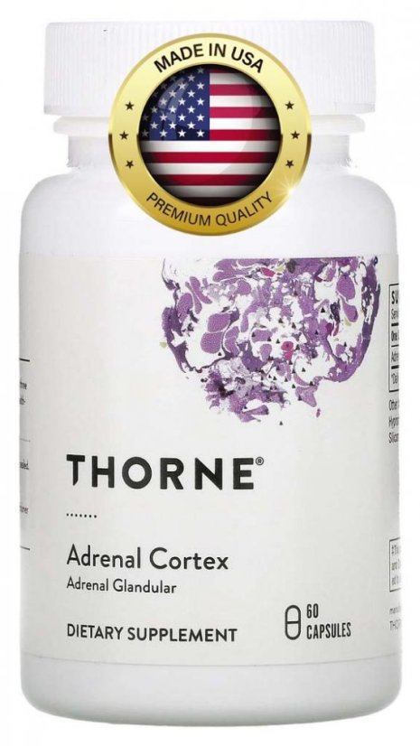 Thorne, Adrenal Cortex, 60 kapslí, kůra nadledvin