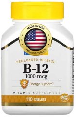 B12 1000 mcg s časovým uvolňováním, 110 tablet