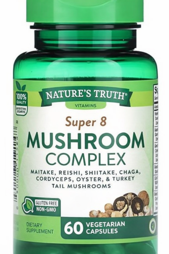 8 druhů hub – kapsle 60 ks