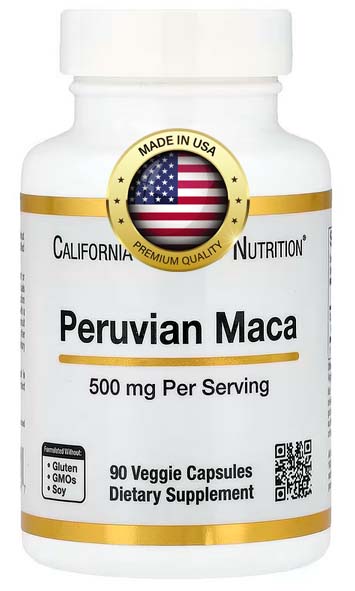 Peruánská maca, 500 mg, 90 rostlinných kapslí Peruánská maca, 500 mg, 90 rostlinných kapslí