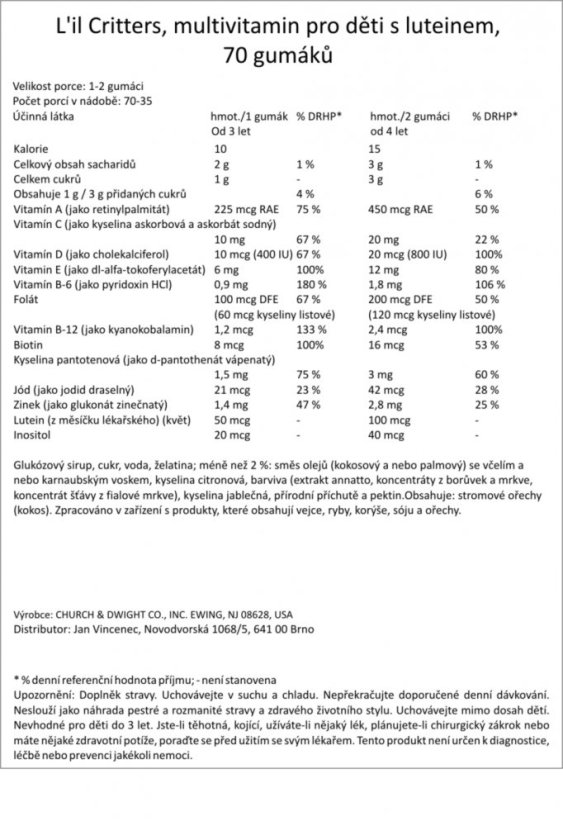 L'il Critters mltivitamin